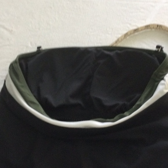 Black White & Green Halter Top #239 - Picture 6 of 9